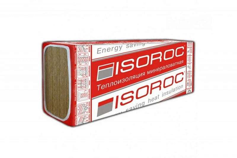 Утеплитель Isoroc Изофас-140 1000*600*50 мм (140 кг/м3)